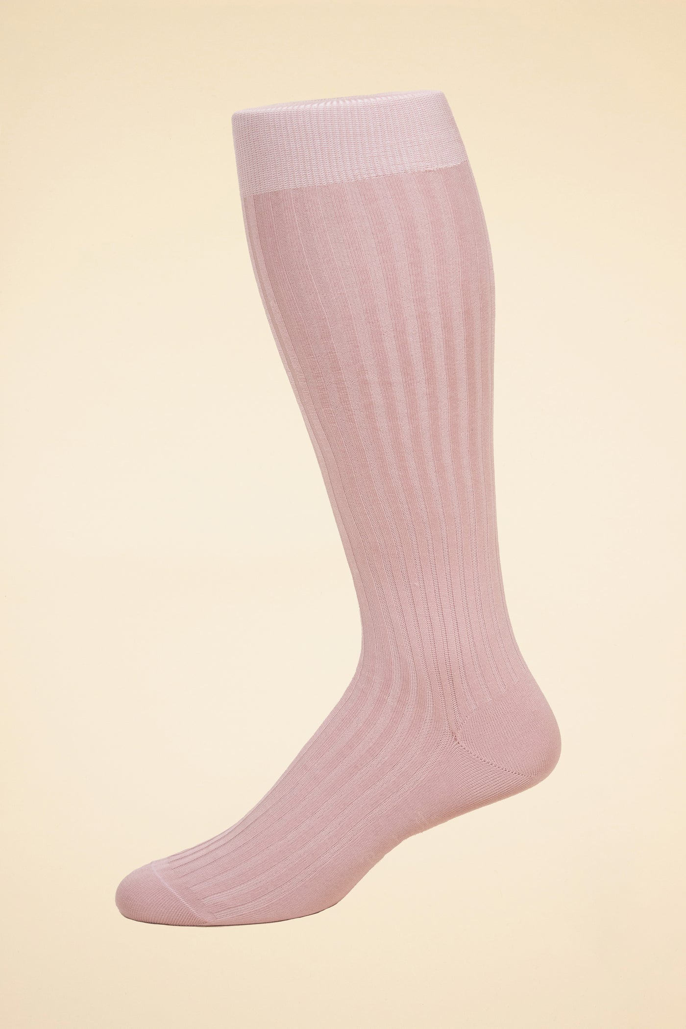 PANTHERELLA DANVERS OVER-THE-CALF SOCKS COLOUR DUSKY PINK SIZE M (EU 41-44)