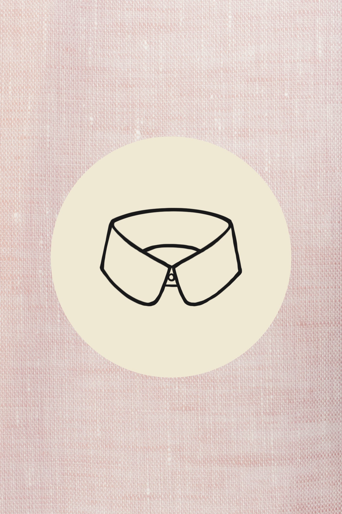 Purple linen (0081) with Lignano collar