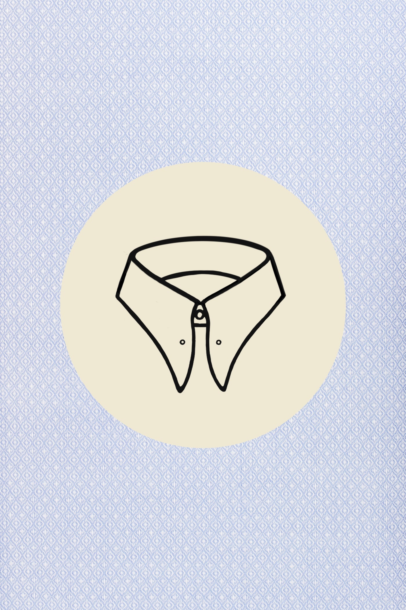 Small white rhombs on blue (0048) with Monfalcone pin collar