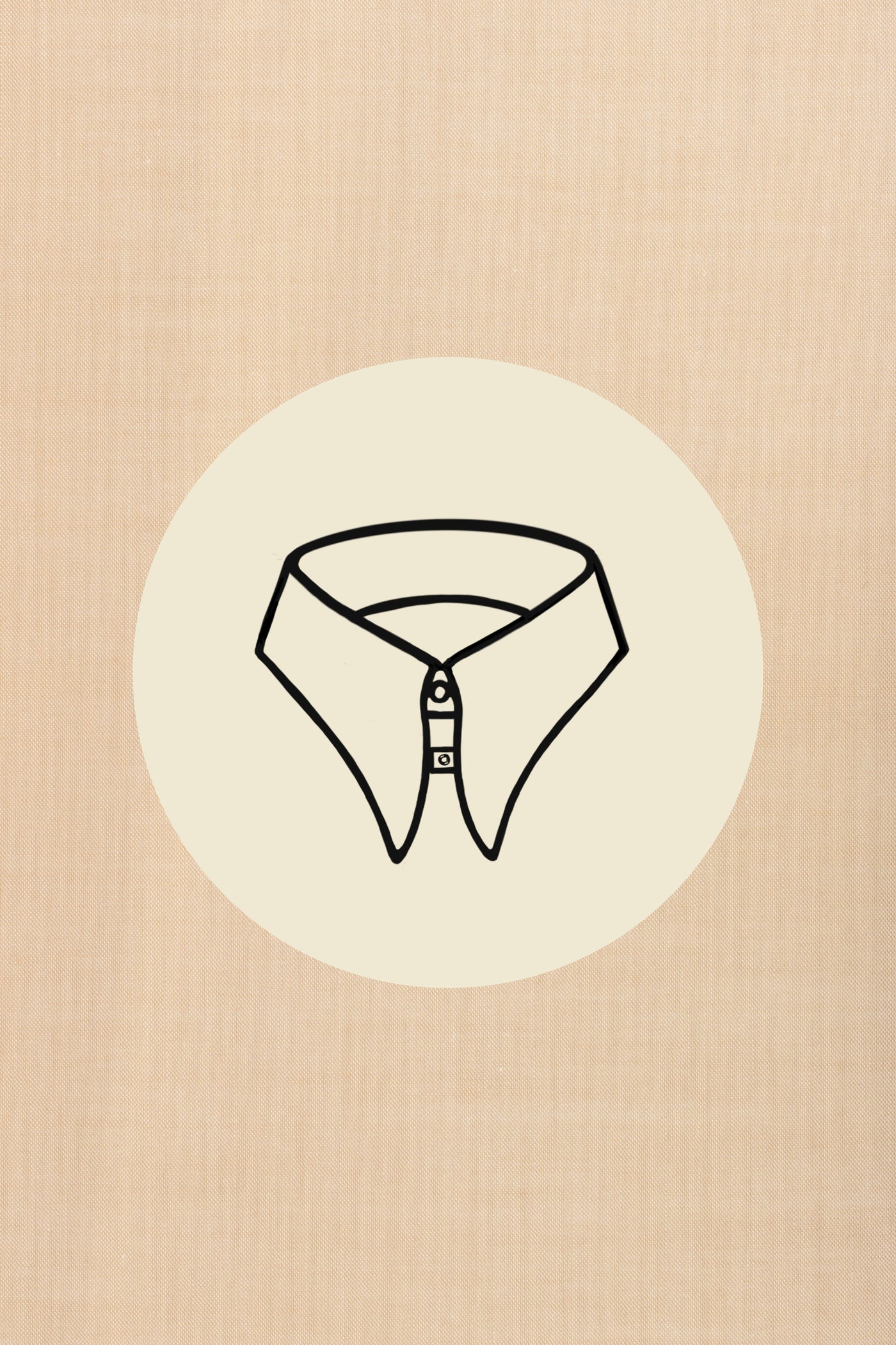 Beige (0065) with Monfalcone tab collar