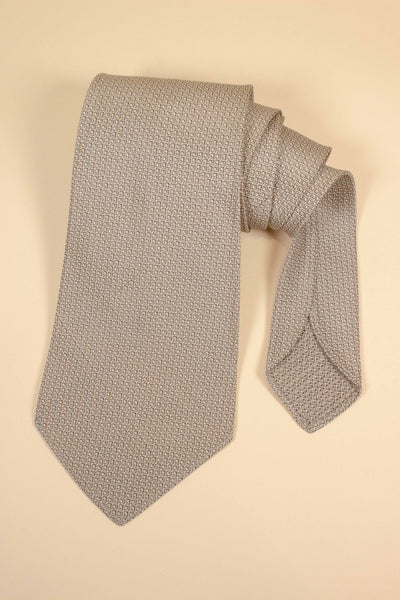 1930s/1940s grey small patterned necktie