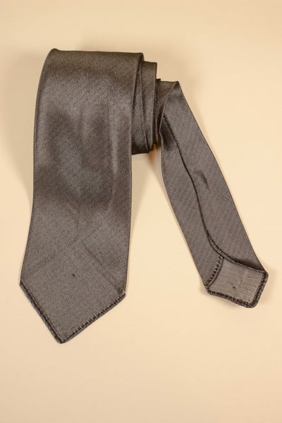 1930s/1940s dark grey necktie