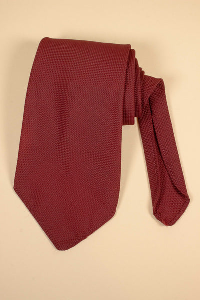 1930s/1940s red necktie with subtle pattern