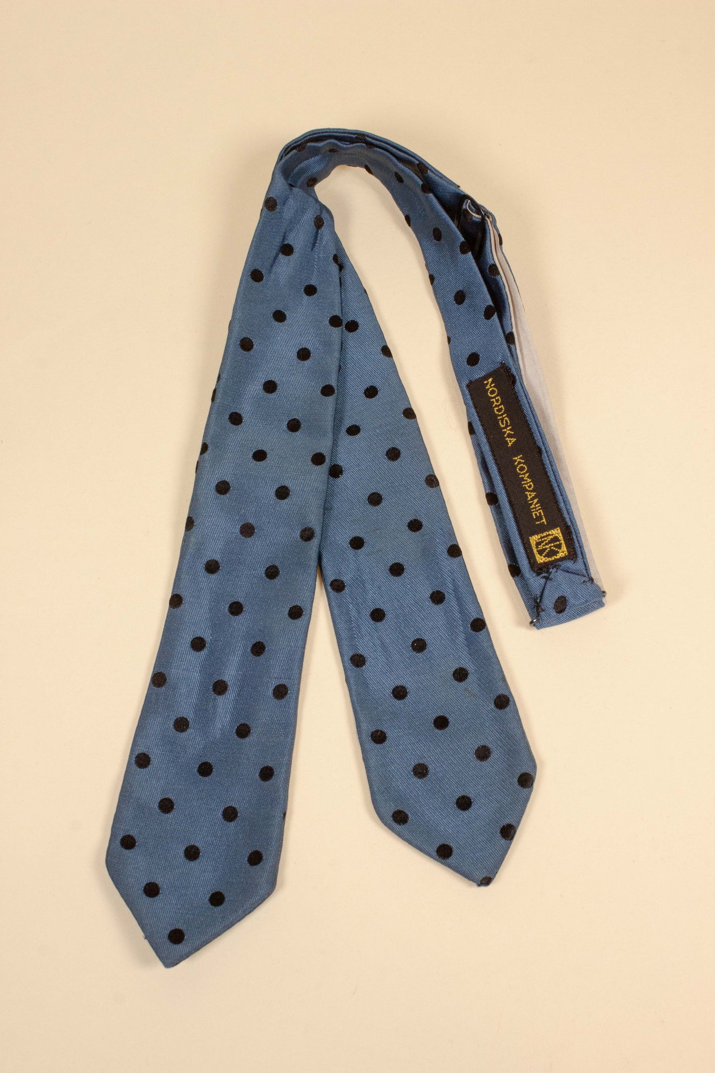 1960s silk polka dot bow tie