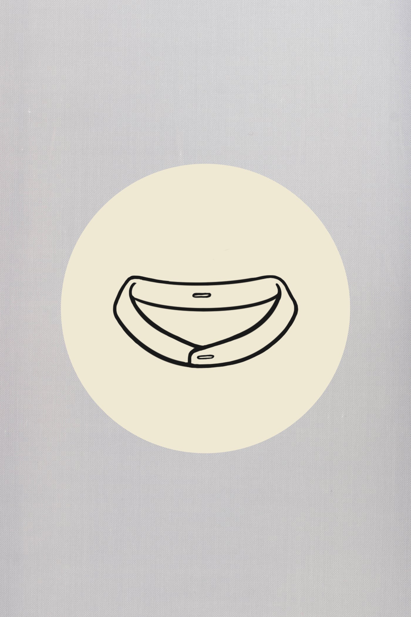 Grey (0069) with Udine for detachable collar