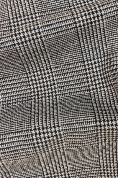 1940s/1950s dark grey prince of wales suiting fabric. Width 150 cm