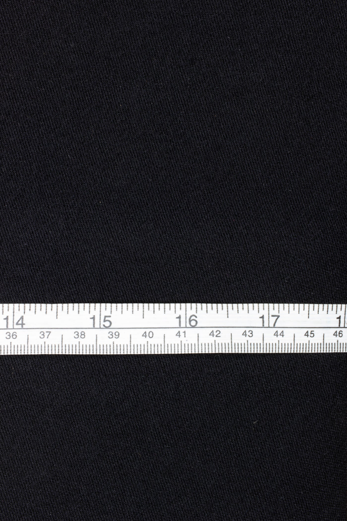 1940s/1950s black suiting fabric. Width 152 cm