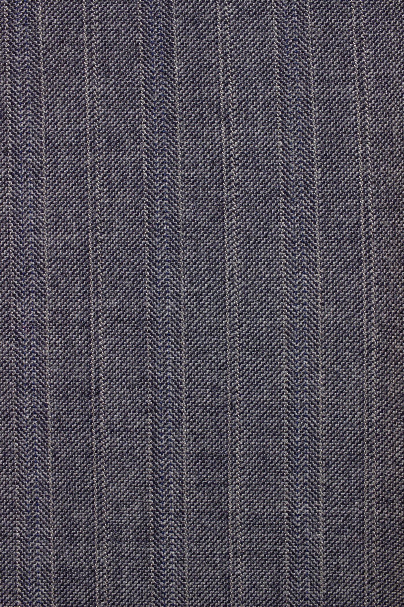 1930s/1940s mid grey and blue suiting fabric. Width 155 cm
