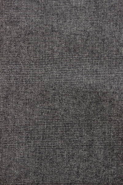 1940s/1950s charcoal prince of Wales check suiting fabric. Width 155 cm