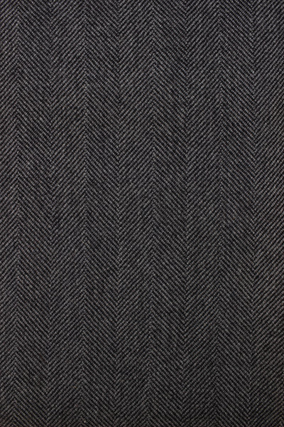 1930s/1940s mid-grey herringbone suiting/coating fabric. Width 148 cm